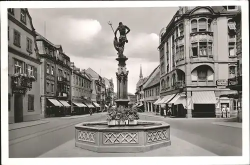 Offenburg Neptunbrunnen Hauptstrasse Kat. Offenburg