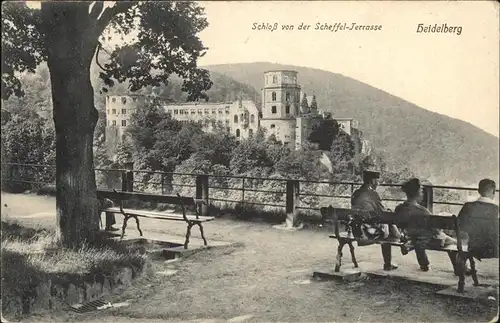 Heidelberg Scheffel-Terrasse Kat. Heidelberg