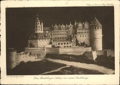 Heidelberg Schloss Kat. Heidelberg