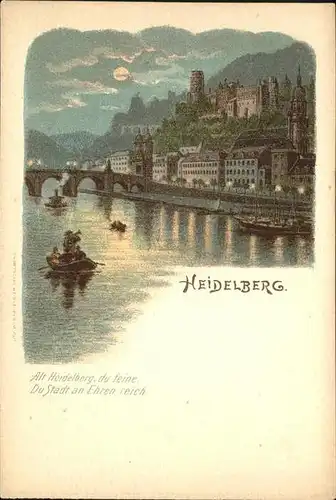 Heidelberg Totalansicht Kat. Heidelberg
