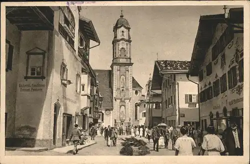 Mittenwald Hauptstrasse Kat. Mittenwald