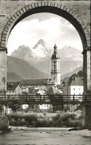 Traunstein Tor Bruecke Kat. Traunstein