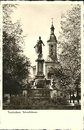 Traunstein Brunnen Kat. Traunstein