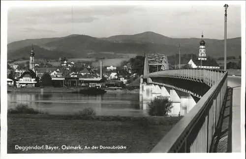 Deggendorf Donau Donaubruecke / Deggendorf /Deggendorf LKR