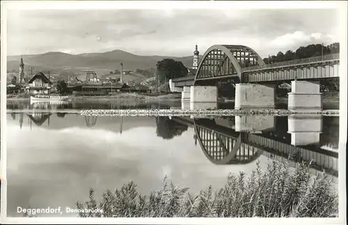 Deggendorf Donau Donaubruecke / Deggendorf /Deggendorf LKR