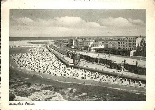 Borkum Nordseebad Strand Promenade / Borkum /Leer LKR