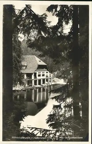 wz38120 Freudenstadt Cafe Restaurant Langenwaldsee Boote  Kategorie. Freudenstadt Alte Ansichtskarten