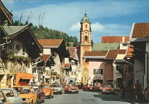 Mittenwald Obermarkt Pfarrkirche Kat. Mittenwald