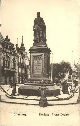 Offenburg Denkmal Franz Drake Kat. Offenburg