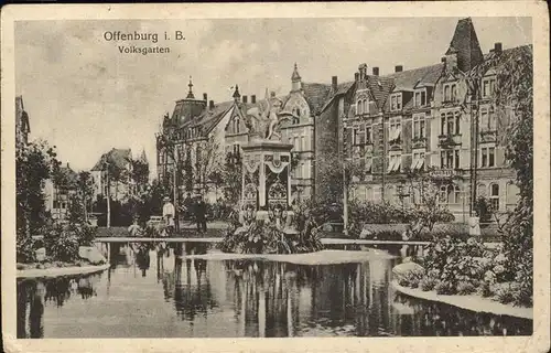 Offenburg Volksgarten Kat. Offenburg