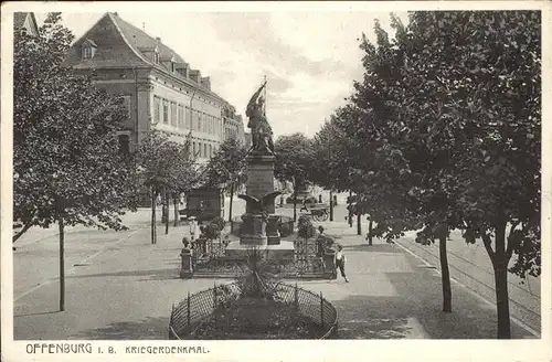 Offenburg Kriegerdenkmal Kat. Offenburg