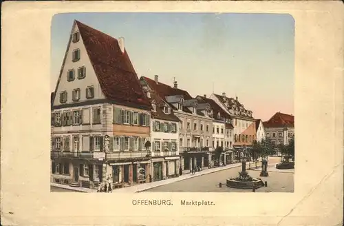 Offenburg Marktplatz Kat. Offenburg
