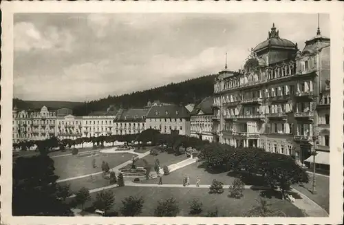 Marienbad Tschechien Goetheplatz Hotel Weimar Kat. Marianske Lazne