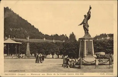 Bruyeres Vosges Bruyeres Vosges Monument Morts Grande Guerre * / Bruyeres /Arrond. d Epinal