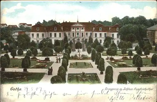 Gotha Thueringen Orangerie Schloss Friedrichsthal / Gotha /Gotha LKR