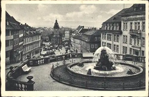 Gotha Thueringen Wasserkunst Rathaus / Gotha /Gotha LKR