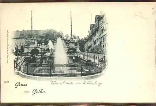 Gotha Thueringen Wasserkuenste Schlossberg / Gotha /Gotha LKR