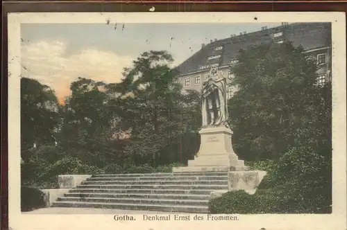 Gotha Thueringen Denkmal Erst des Frommen / Gotha /Gotha LKR