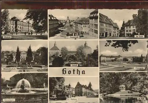 Gotha Thueringen Am Bruehl Hauptmarkt Museum Wasserkunst / Gotha /Gotha LKR