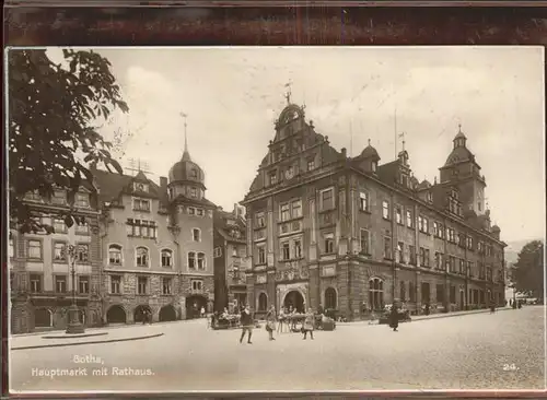 Gotha Thueringen Hauptmarkt Rathaus / Gotha /Gotha LKR