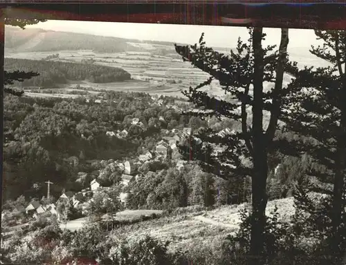 Winterstein Emsetal Thueringen Blick vom Breitenberg Kat. Emsetal