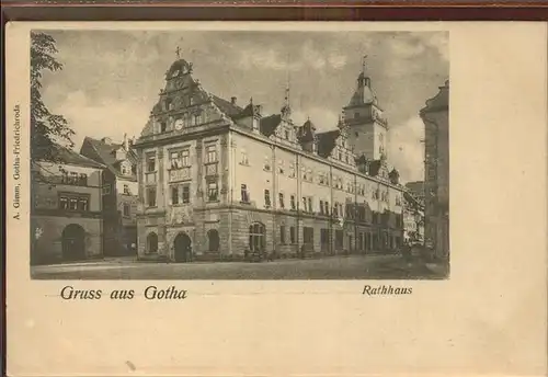 Gotha Thueringen Rathaus / Gotha /Gotha LKR