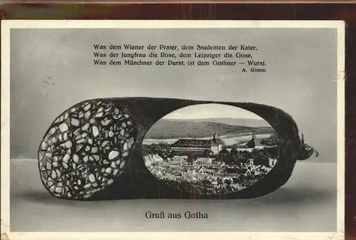 Gotha Thueringen Wurst  / Gotha /Gotha LKR