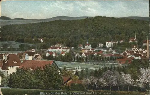 Bad Liebenstein Blick von der Reichshoehe Kat. Bad Liebenstein