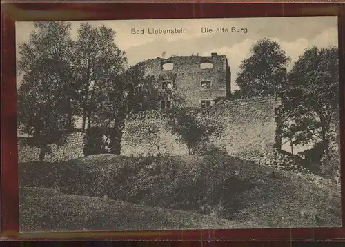 Bad Liebenstein Alte Burg Kat. Bad Liebenstein