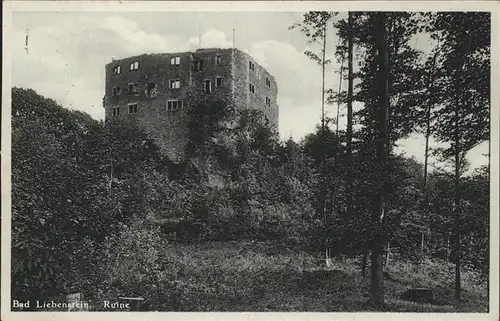 Bad Liebenstein Ruine Kat. Bad Liebenstein