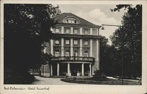 Bad Liebenstein Hotel Der Kaiserhof Kat. Bad Liebenstein