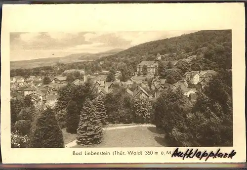 Bad Liebenstein Panorama Aufklappkarte Kat. Bad Liebenstein
