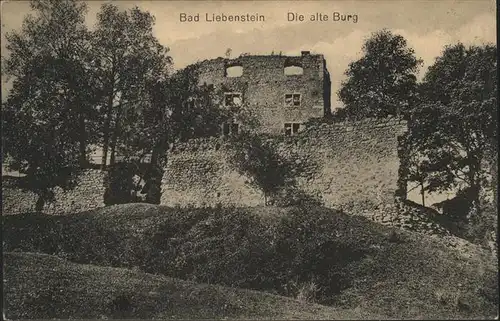 Bad Liebenstein Alte Burg Kat. Bad Liebenstein