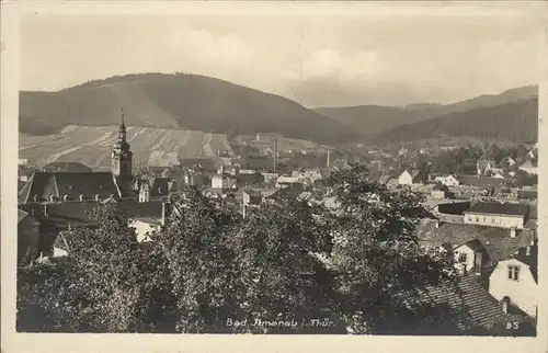 Ilmenau Thueringen Panorama Kat. Ilmenau