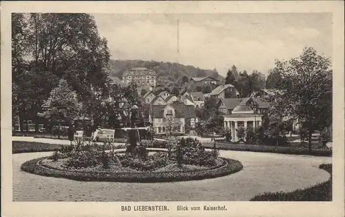 Bad Liebenstein Im Kurgarten Teilansicht  Kat. Bad Liebenstein