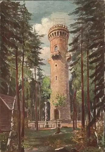 Ilmenau Thueringen Kickelhahn Turm Kat. Ilmenau