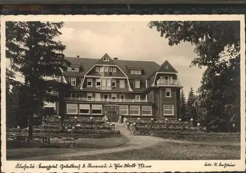 Ilmenau Thueringen Berghotel Gabelbach Kat. Ilmenau