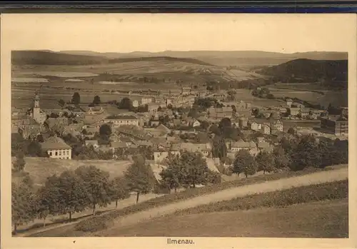 Ilmenau Thueringen Panorama Kat. Ilmenau