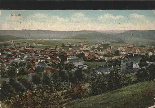 Ilmenau Thueringen Panorama Kat. Ilmenau