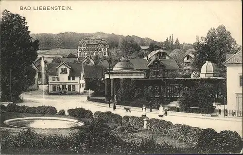 Bad Liebenstein Park Brunnentempel Kat. Bad Liebenstein