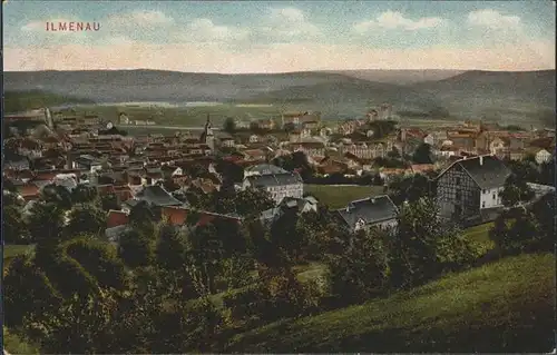 Ilmenau Thueringen Panorama Kat. Ilmenau