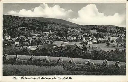 Bad Liebenstein Blick von der Reichshoehe Kat. Bad Liebenstein