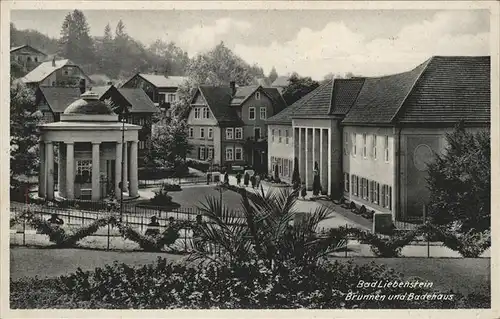 Bad Liebenstein Brunnentempel und Badehaus Kat. Bad Liebenstein