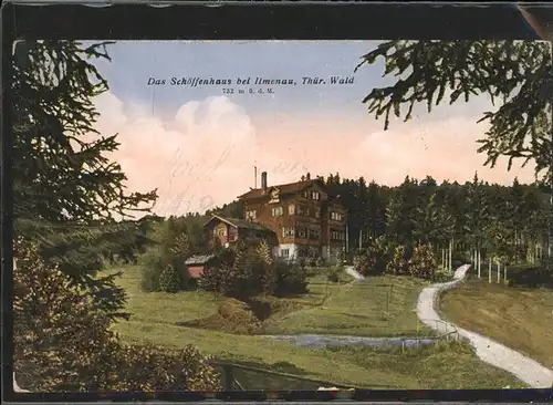 Ilmenau Thueringen Schoeffenhaus Kat. Ilmenau