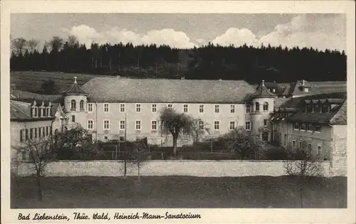 Bad Liebenstein Heinrich Mann Sanatorium Kat. Bad Liebenstein