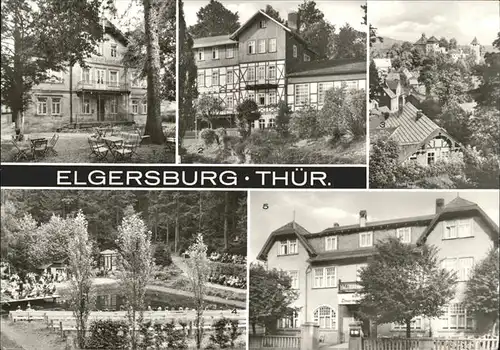 Elgersburg Hotel zur Linde Teilansicht Freilichtbuehne Thueringer Hof Kat. Elgersburg