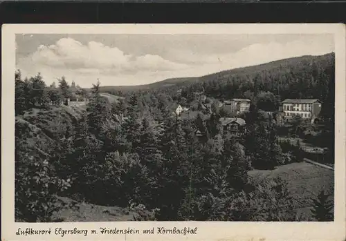 Elgersburg mit Friedenstein und Koernbachtal Kat. Elgersburg