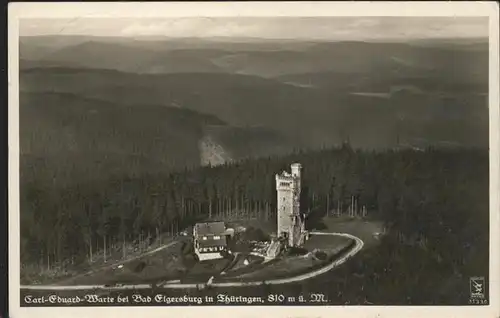 Elgersburg Fliegeraufnahme Carl Eduard Warte Kat. Elgersburg