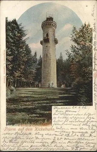 Ilmenau Thueringen Kickelhahn Turm Kat. Ilmenau