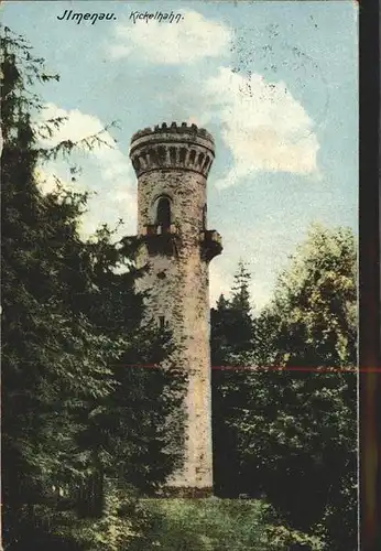 Ilmenau Thueringen Kickelhahn Turm Kat. Ilmenau